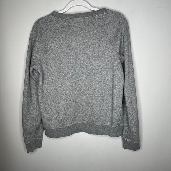 Nike Grey Logo Pullover Sweatshirt Size Small - Picture 3 of 7